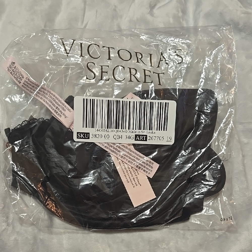 Victoria's Secret Invisible Lift Unlined Demi bra 34G NWT